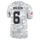 Limited Arctic Camo Men's Donovan Wilson Dallas Cowboys 2024 Salute to Service Jersey