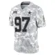 Limited Arctic Camo Men's Earnest Brown IV Dallas Cowboys 2024 Salute to Service Jersey