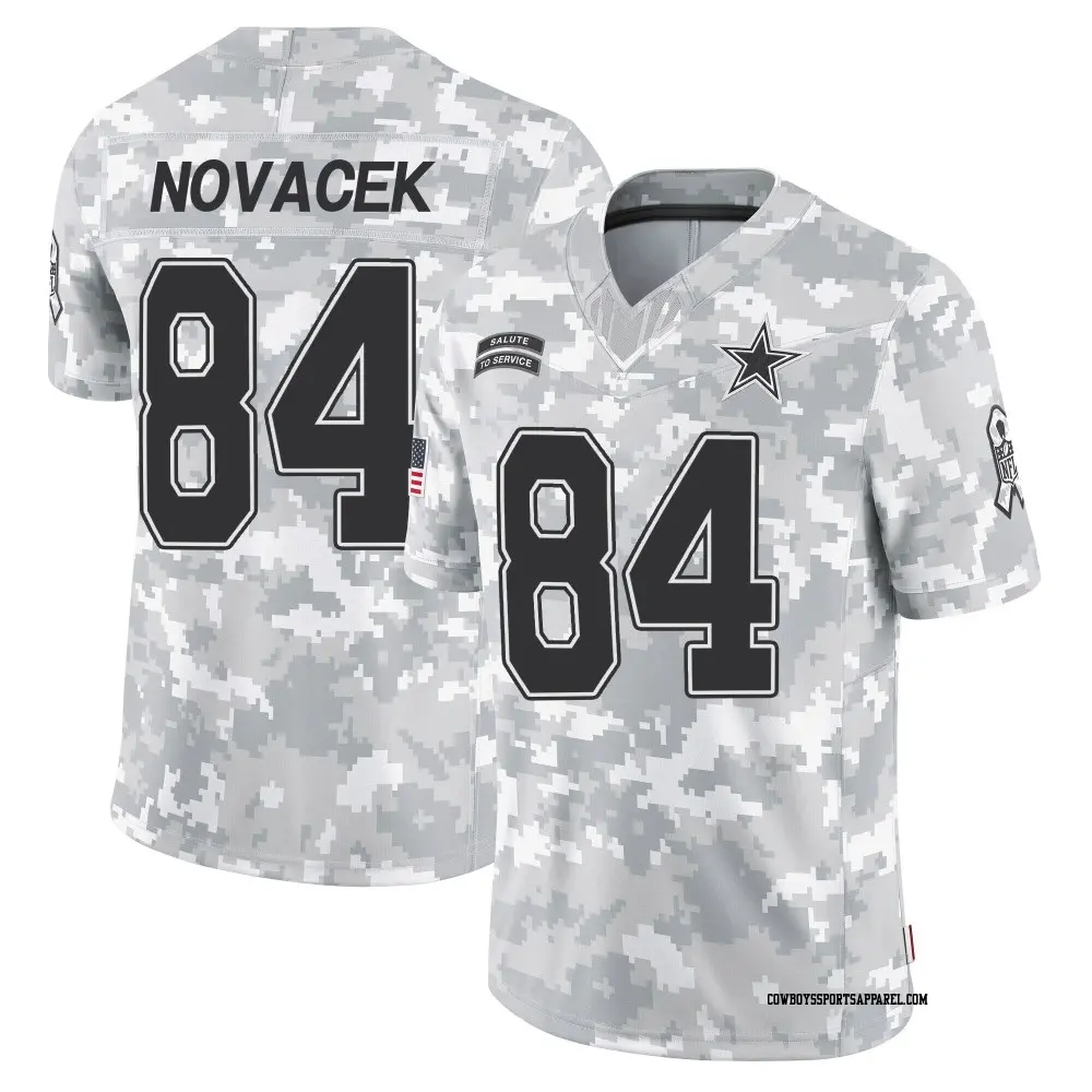 Limited Arctic Camo Men's Jay Novacek Dallas Cowboys 2024 Salute to Service Jersey