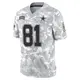 Limited Arctic Camo Men's Jonathan Mingo Dallas Cowboys 2024 Salute to Service Jersey