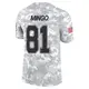 Limited Arctic Camo Men's Jonathan Mingo Dallas Cowboys 2024 Salute to Service Jersey