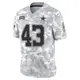 Limited Arctic Camo Men's Kemon Hall Dallas Cowboys 2024 Salute to Service Jersey