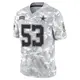 Limited Arctic Camo Men's Luiji Vilain Dallas Cowboys 2024 Salute to Service Jersey