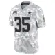 Limited Arctic Camo Men's Marist Liufau Dallas Cowboys 2024 Salute to Service Jersey