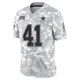 Limited Arctic Camo Men's Nick Vigil Dallas Cowboys 2024 Salute to Service Jersey