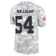 Limited Arctic Camo Men's Sam Williams Dallas Cowboys 2024 Salute to Service Jersey