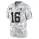 Limited Arctic Camo Men's Will Grier Dallas Cowboys 2024 Salute to Service Jersey