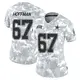 Limited Arctic Camo Women's Brock Hoffman Dallas Cowboys 2024 Salute to Service Jersey