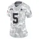 Limited Arctic Camo Women's Bryan Anger Dallas Cowboys 2024 Salute to Service Jersey