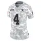 Limited Arctic Camo Women's Dak Prescott Dallas Cowboys 2024 Salute to Service Jersey