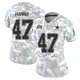 Limited Arctic Camo Women's Darius Harris Dallas Cowboys 2024 Salute to Service Jersey