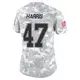 Limited Arctic Camo Women's Darius Harris Dallas Cowboys 2024 Salute to Service Jersey