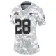 Limited Arctic Camo Women's Darren Woodson Dallas Cowboys 2024 Salute to Service Jersey