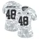 Limited Arctic Camo Women's Daryl Johnston Dallas Cowboys 2024 Salute to Service Jersey