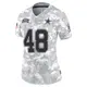 Limited Arctic Camo Women's Daryl Johnston Dallas Cowboys 2024 Salute to Service Jersey