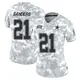 Limited Arctic Camo Women's Deion Sanders Dallas Cowboys 2024 Salute to Service Jersey