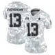 Limited Arctic Camo Women's DeMarvion Overshown Dallas Cowboys 2024 Salute to Service Jersey