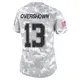 Limited Arctic Camo Women's DeMarvion Overshown Dallas Cowboys 2024 Salute to Service Jersey