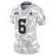 Limited Arctic Camo Women's Donovan Wilson Dallas Cowboys 2024 Salute to Service Jersey