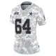 Limited Arctic Camo Women's Earl Bostick Jr. Dallas Cowboys 2024 Salute to Service Jersey