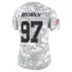 Limited Arctic Camo Women's Earnest Brown IV Dallas Cowboys 2024 Salute to Service Jersey