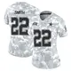 Limited Arctic Camo Women's Emmitt Smith Dallas Cowboys 2024 Salute to Service Jersey