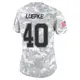 Limited Arctic Camo Women's Hunter Luepke Dallas Cowboys 2024 Salute to Service Jersey