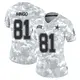 Limited Arctic Camo Women's Jonathan Mingo Dallas Cowboys 2024 Salute to Service Jersey