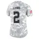 Limited Arctic Camo Women's Jourdan Lewis Dallas Cowboys 2024 Salute to Service Jersey