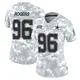 Limited Arctic Camo Women's Justin Rogers Dallas Cowboys 2024 Salute to Service Jersey