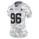 Limited Arctic Camo Women's Justin Rogers Dallas Cowboys 2024 Salute to Service Jersey