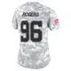 Limited Arctic Camo Women's Justin Rogers Dallas Cowboys 2024 Salute to Service Jersey