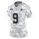 Limited Arctic Camo Women's KaVontae Turpin Dallas Cowboys 2024 Salute to Service Jersey