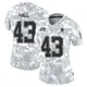 Limited Arctic Camo Women's Kemon Hall Dallas Cowboys 2024 Salute to Service Jersey