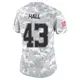 Limited Arctic Camo Women's Kemon Hall Dallas Cowboys 2024 Salute to Service Jersey