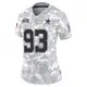 Limited Arctic Camo Women's Linval Joseph Dallas Cowboys 2024 Salute to Service Jersey