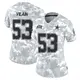 Limited Arctic Camo Women's Luiji Vilain Dallas Cowboys 2024 Salute to Service Jersey