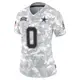 Limited Arctic Camo Women's Luq Barcoo Dallas Cowboys 2024 Salute to Service Jersey