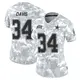 Limited Arctic Camo Women's Malik Davis Dallas Cowboys 2024 Salute to Service Jersey