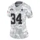 Limited Arctic Camo Women's Malik Davis Dallas Cowboys 2024 Salute to Service Jersey