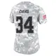 Limited Arctic Camo Women's Malik Davis Dallas Cowboys 2024 Salute to Service Jersey