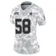 Limited Arctic Camo Women's Mazi Smith Dallas Cowboys 2024 Salute to Service Jersey