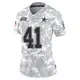 Limited Arctic Camo Women's Nick Vigil Dallas Cowboys 2024 Salute to Service Jersey