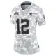 Limited Arctic Camo Women's Roger Staubach Dallas Cowboys 2024 Salute to Service Jersey