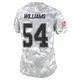 Limited Arctic Camo Women's Sam Williams Dallas Cowboys 2024 Salute to Service Jersey