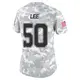 Limited Arctic Camo Women's Sean Lee Dallas Cowboys 2024 Salute to Service Jersey