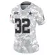 Limited Arctic Camo Women's Troy Pride Jr. Dallas Cowboys 2024 Salute to Service Jersey