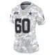 Limited Arctic Camo Women's Tyler Guyton Dallas Cowboys 2024 Salute to Service Jersey