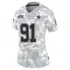 Limited Arctic Camo Women's Tyrus Wheat Dallas Cowboys 2024 Salute to Service Jersey