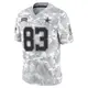 Limited Arctic Camo Youth Jalen Brooks Dallas Cowboys 2024 Salute to Service Jersey